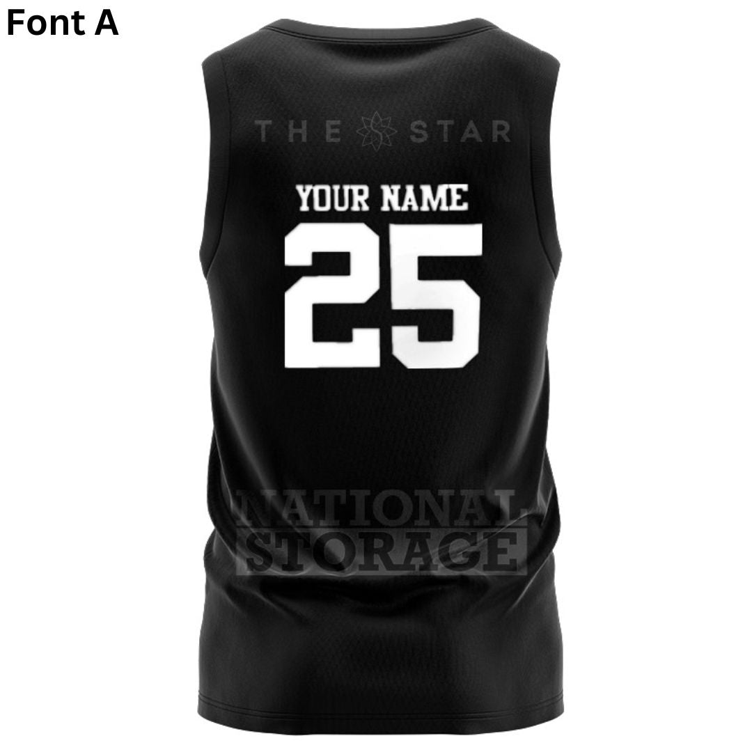 Brisbane Broncos 2025 Black Singlet
