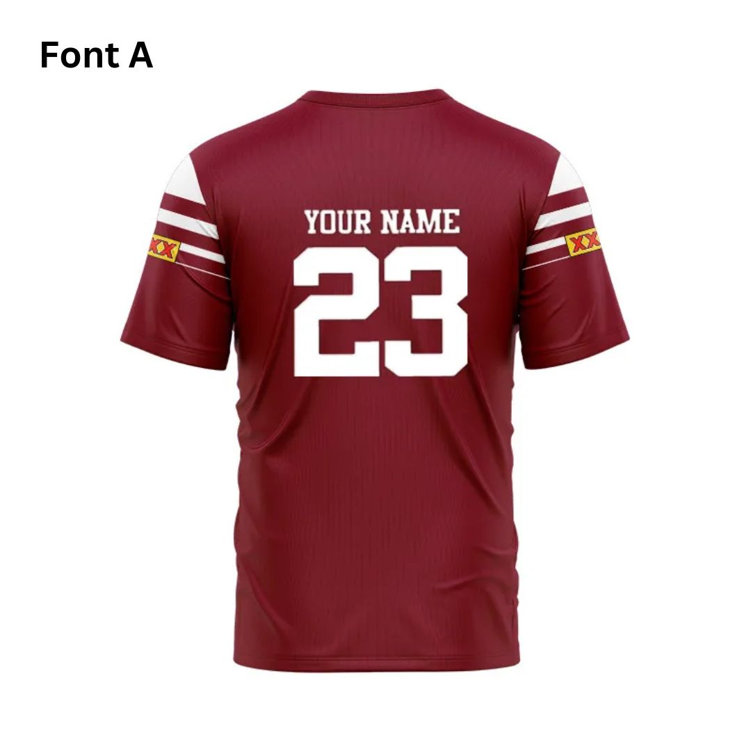 Queensland Maroons State Of Origin 1995 Retro Jersey