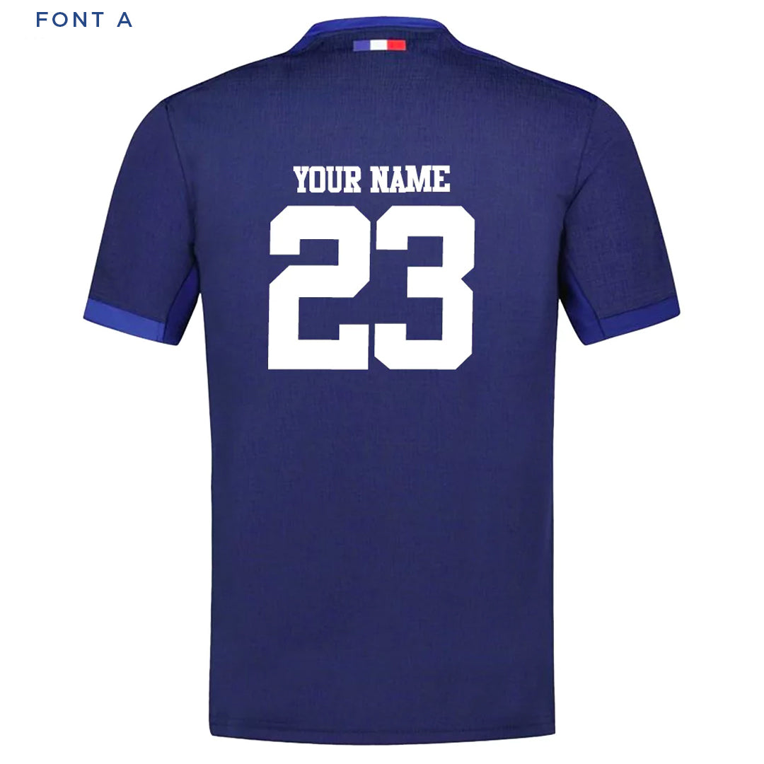France Les Bleus 2023 Rugby World Cup Home Jersey
