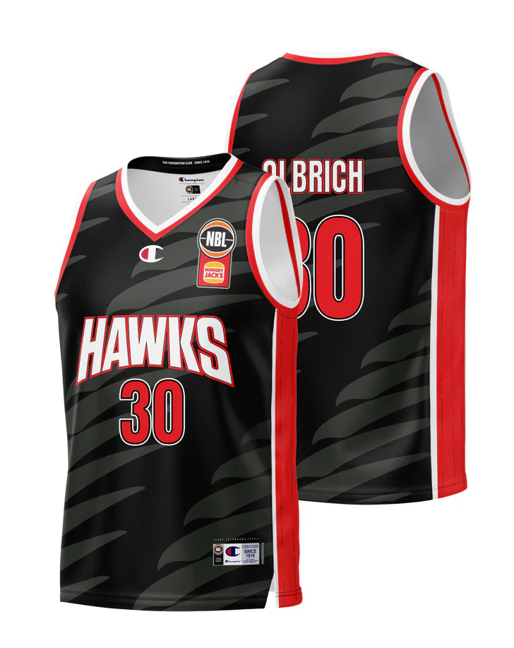 Illawarra Hawks 2024/25 Lachlan Olbrich #30 Primary Jersey