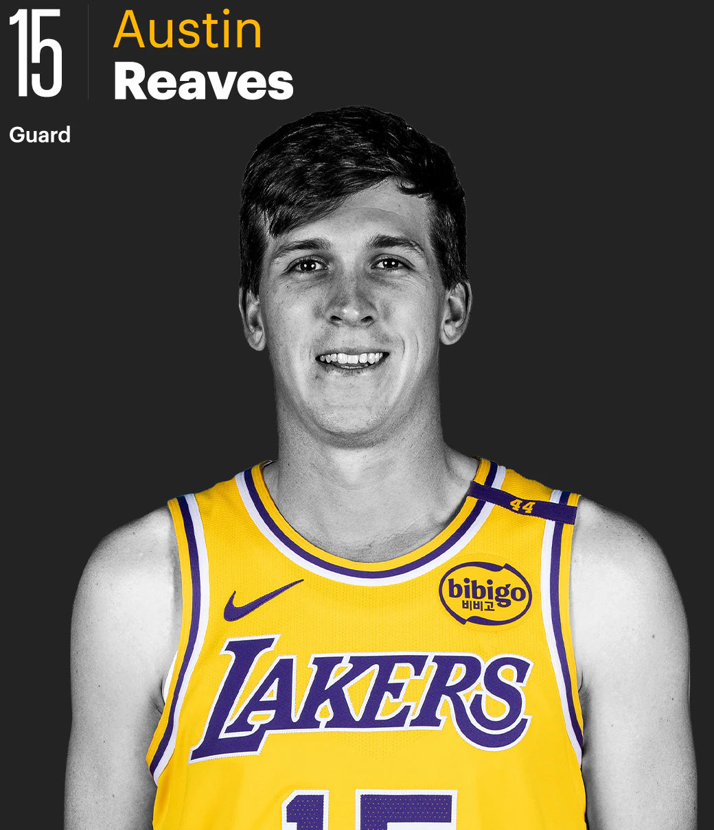 Los Angeles Lakers 2024/25 Austin Reaves #15 Home Jersey