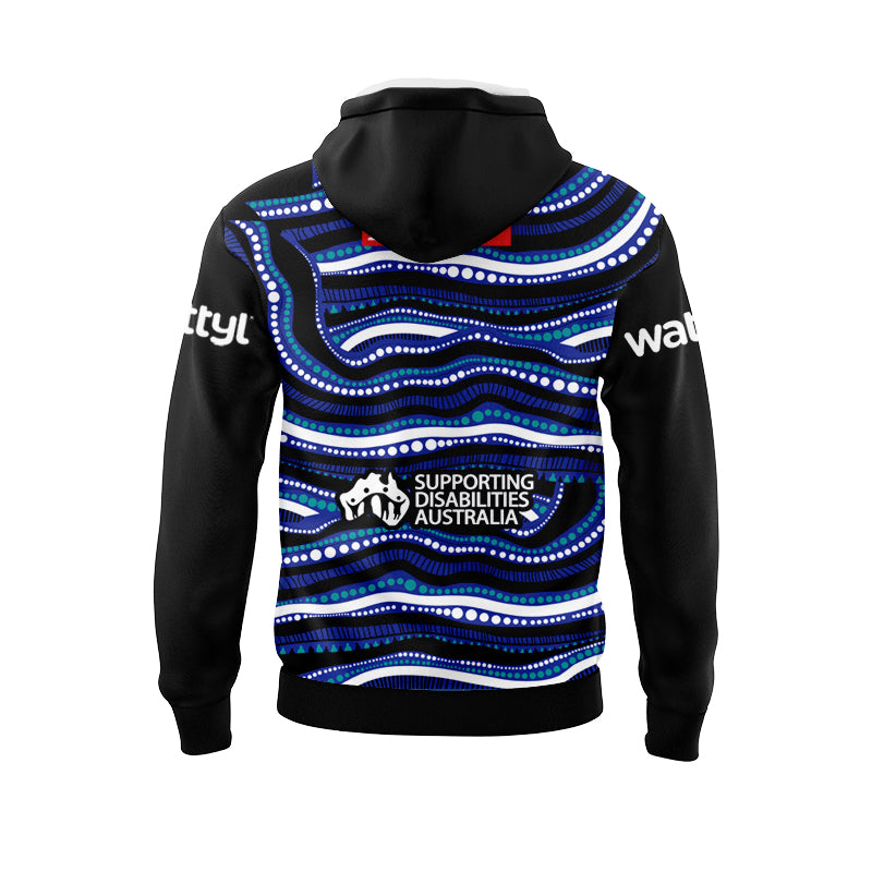 Canterbury Bankstown Bulldogs 2025 Indigenous Training Hoodie with Zipper