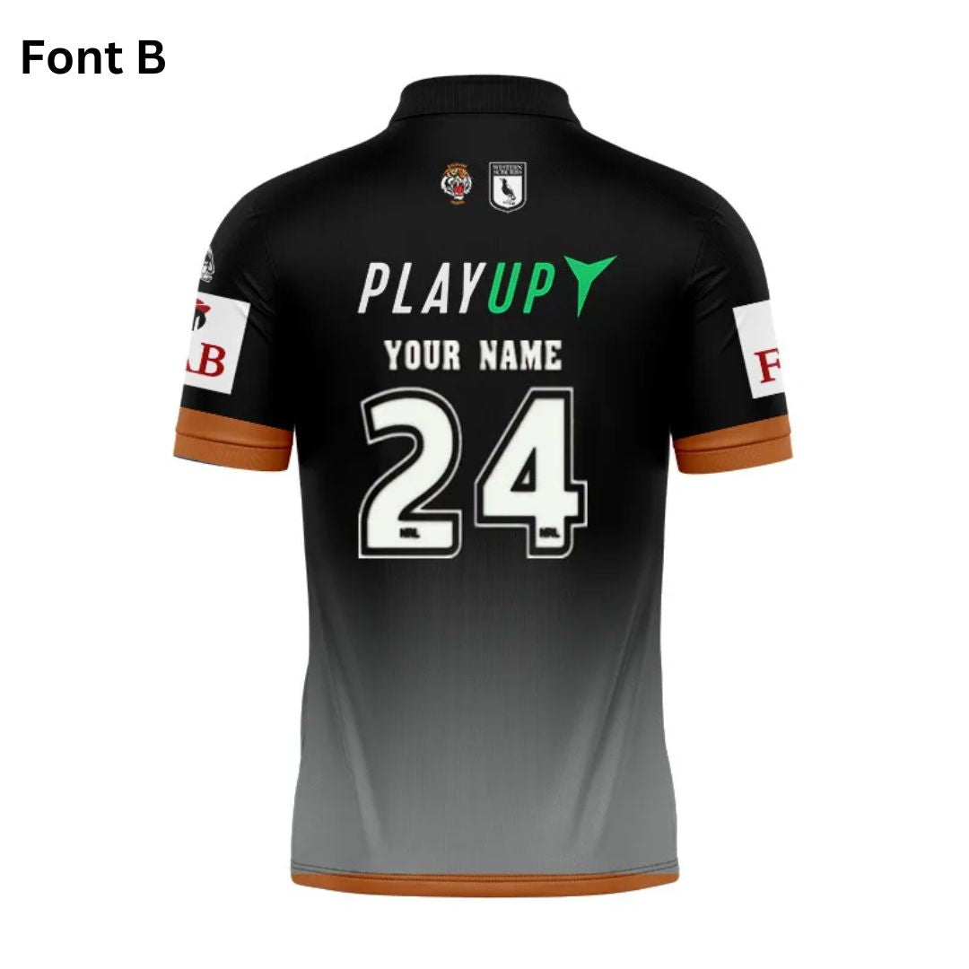 Wests Tigers 2024 Home Polo Shirt