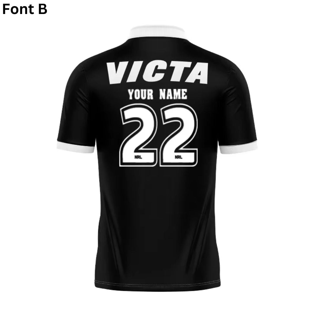 Western Suburbs Magpies 1978 Retro Home Polo Shirt