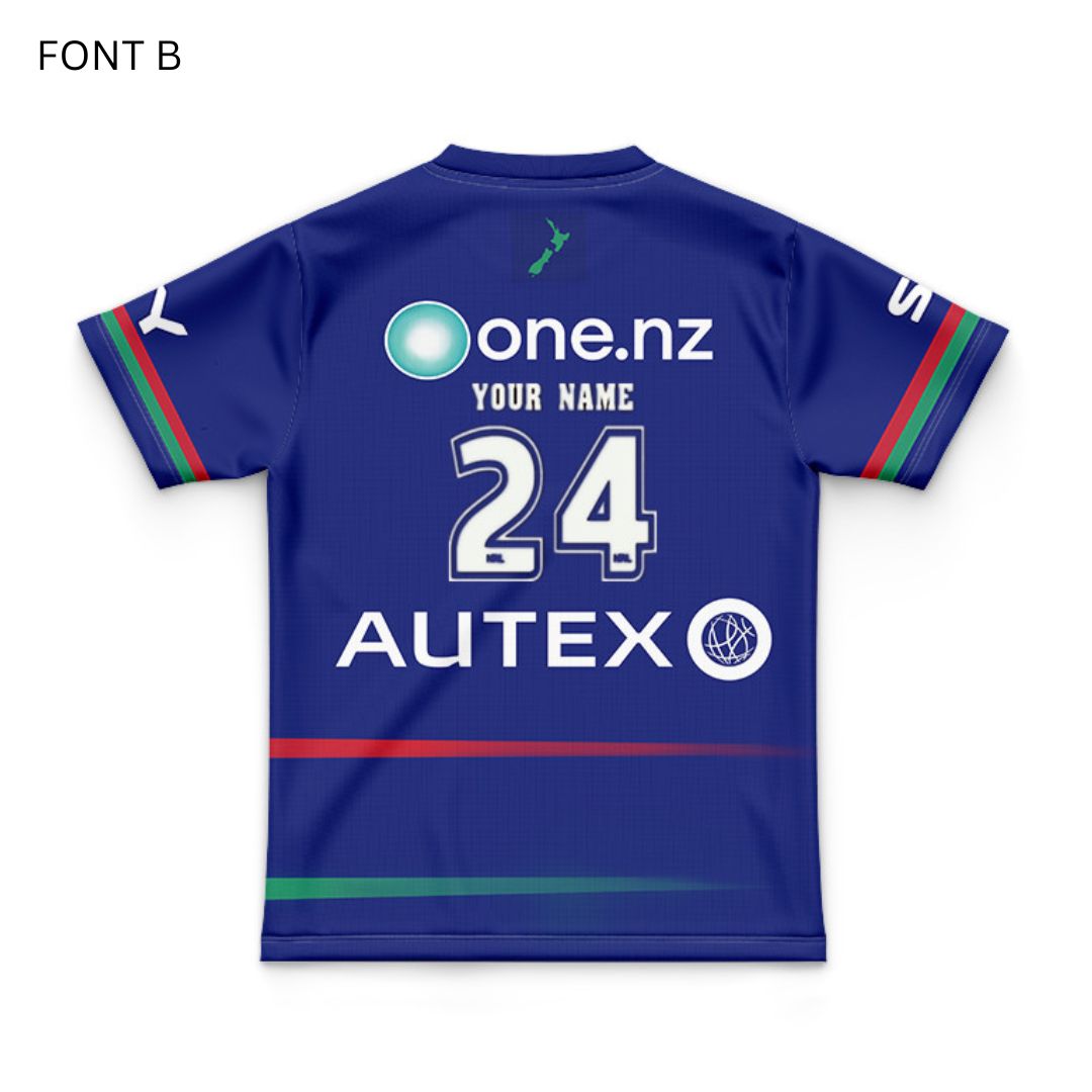 New Zealand Warriors 2024 Kids Training Jersey