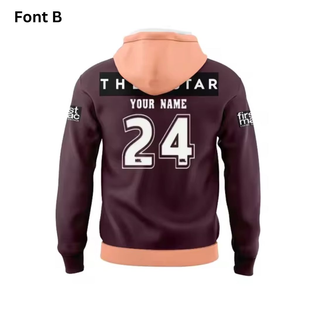 2024 Brisbane Broncos Sunstone Training Hoodie