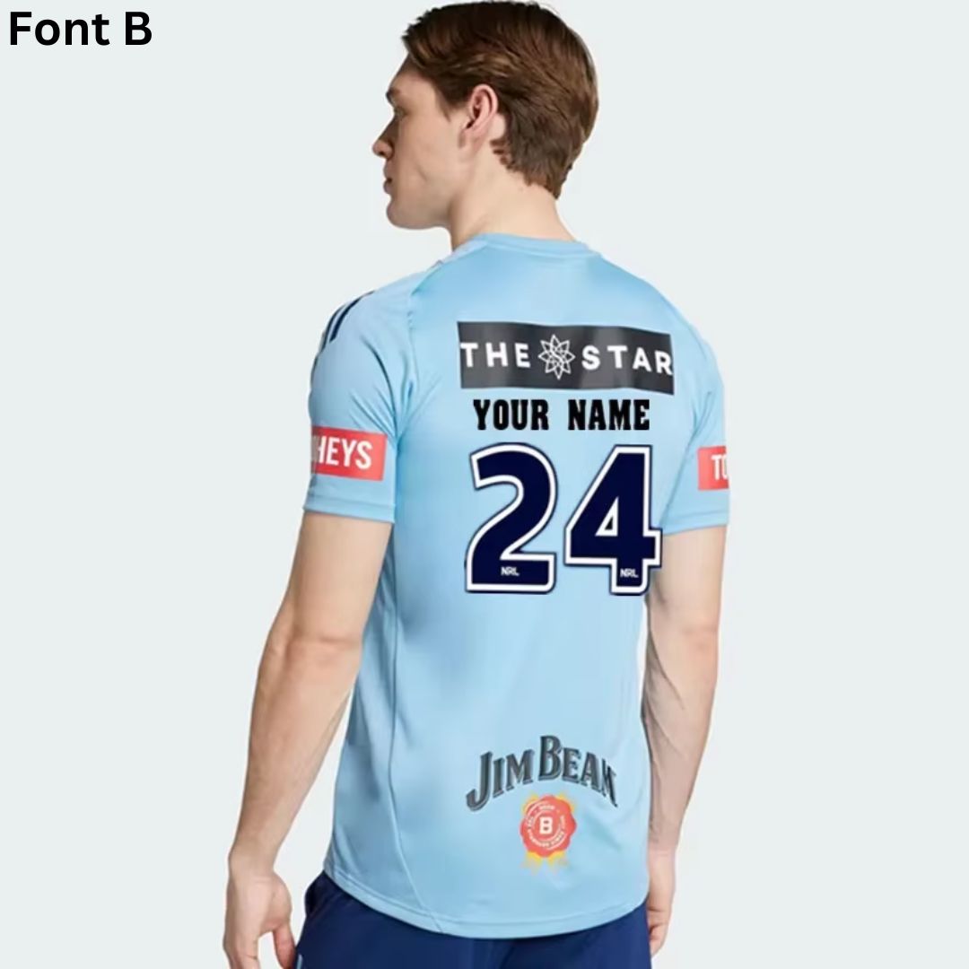 NSW Blues State Of Origin 2025 Light Blue Performance Shirt