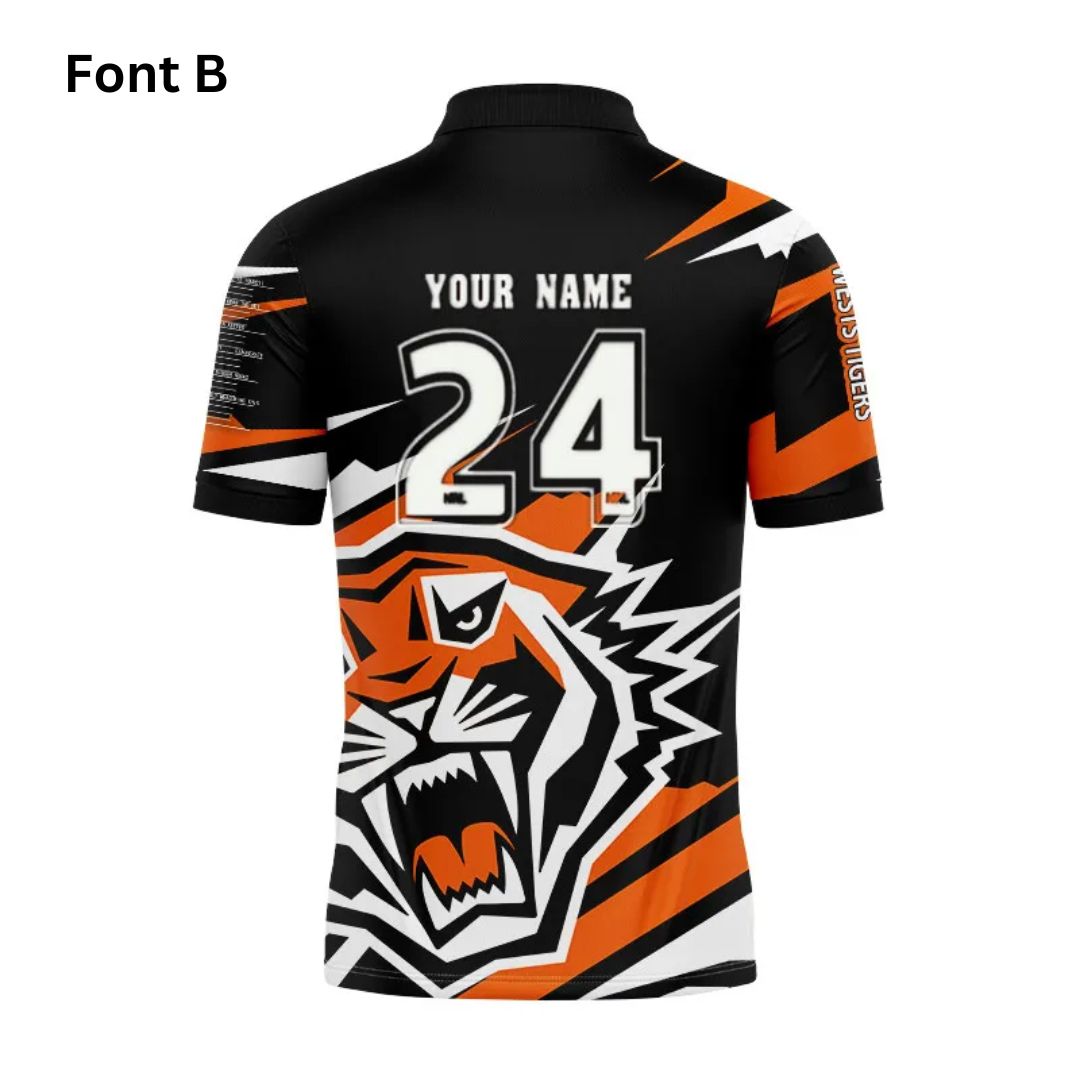 Wests Tigers 2024 Ignition Fishing Polo Shirt