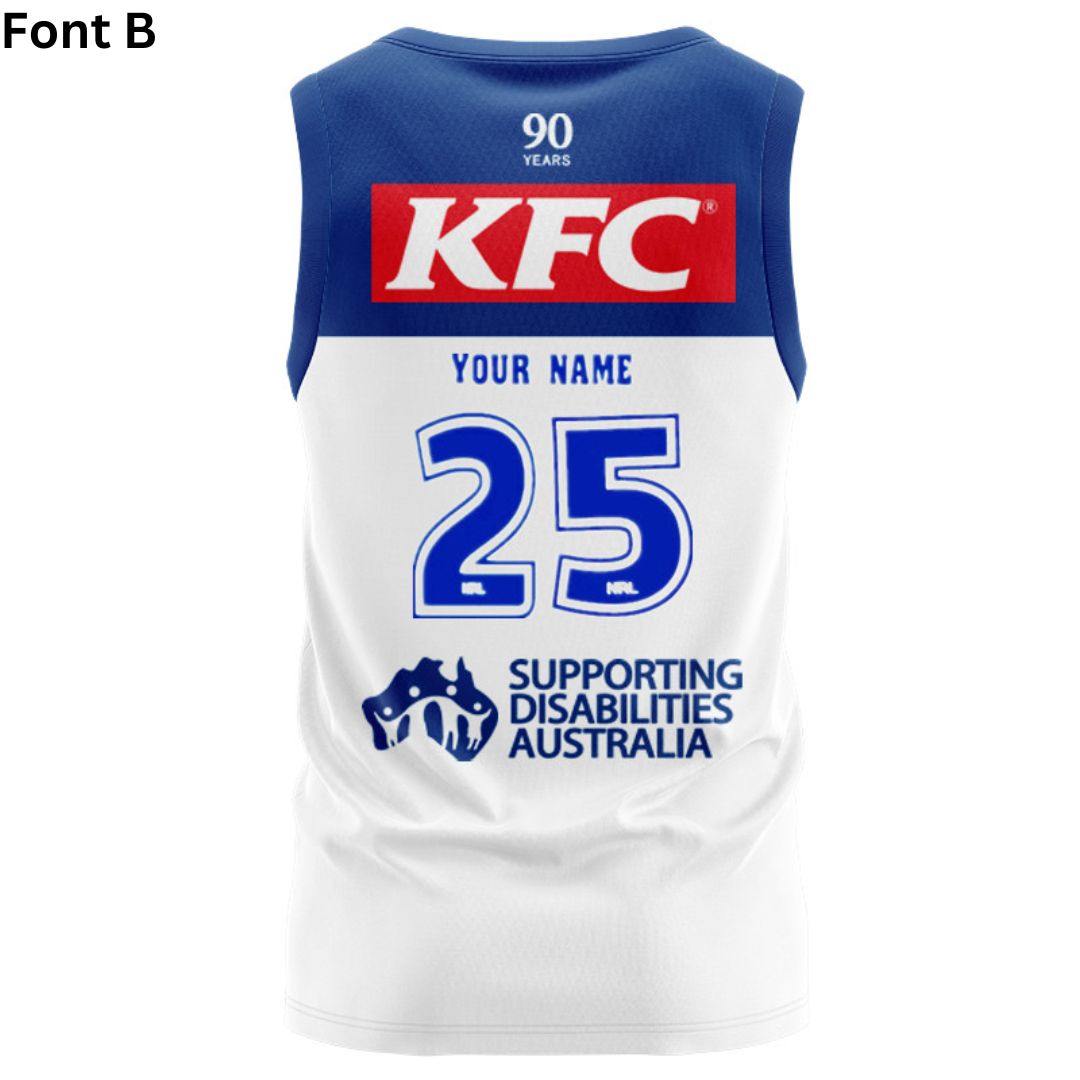 Canterbury Bankstown Bulldogs 2025 Home Singlet