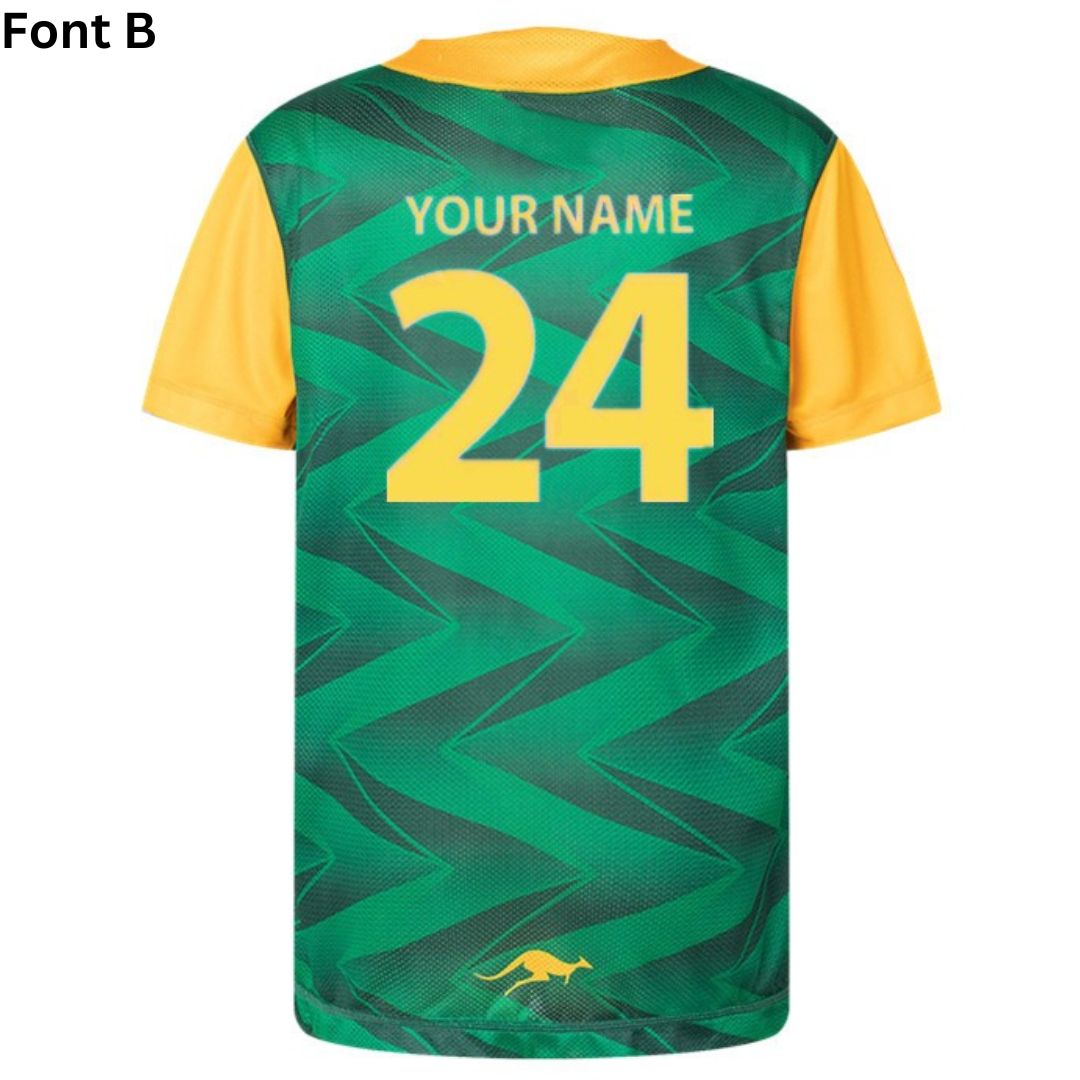 Australia Kangaroos 2024 Green Training Shirt