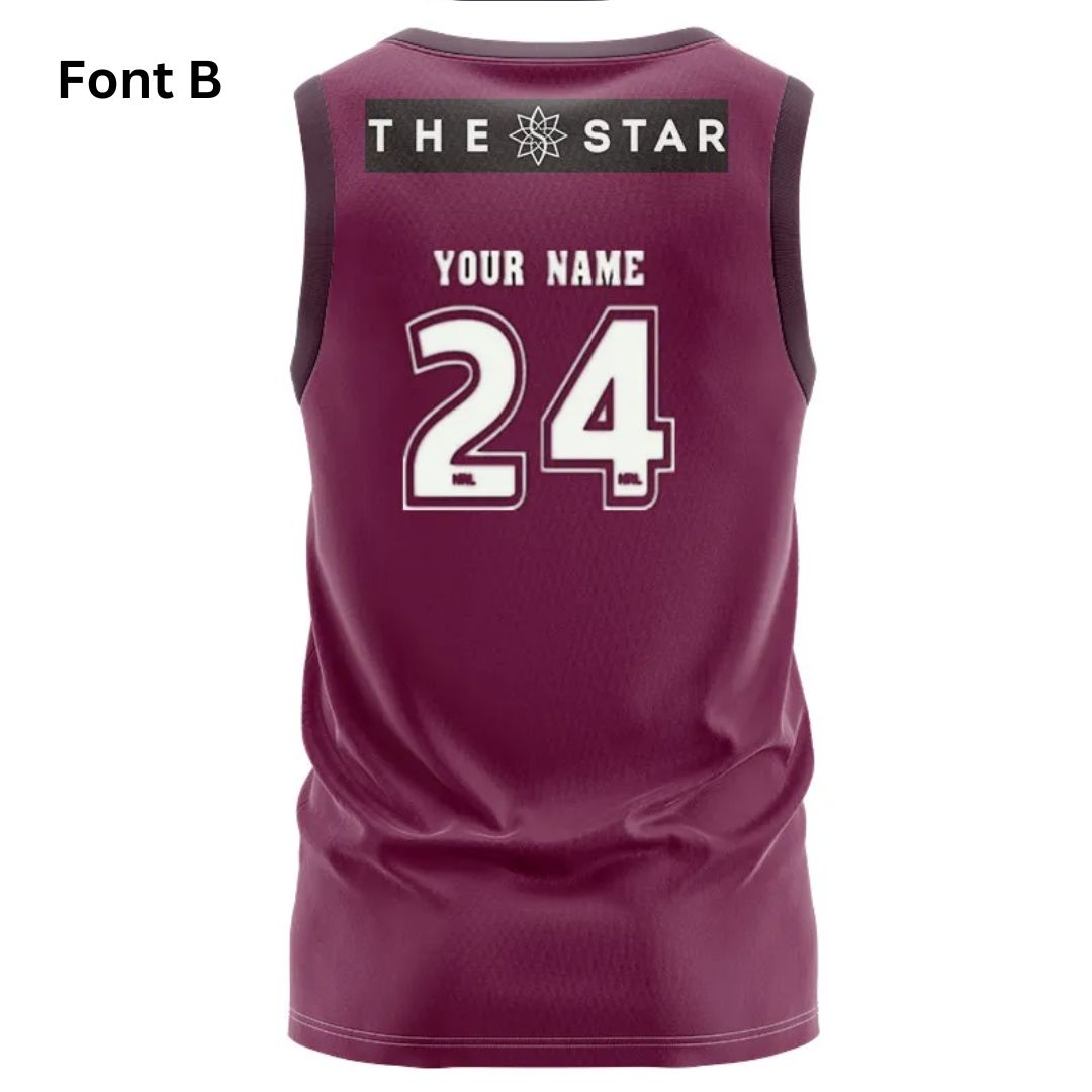 Brisbane Broncos 2024 Training Singlet