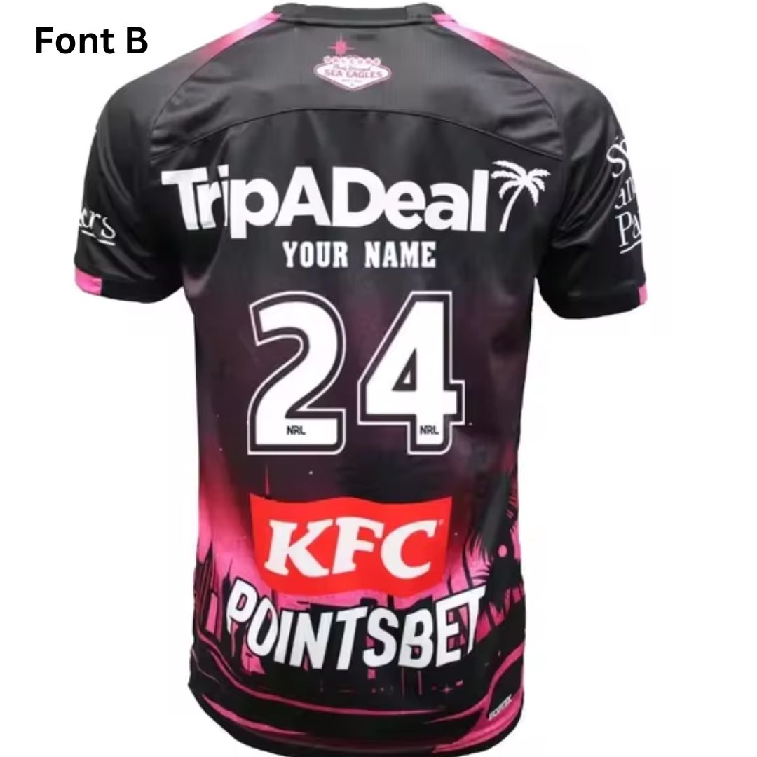 2024 Manly Warringah Sea Eagles Las Vegas Shirt