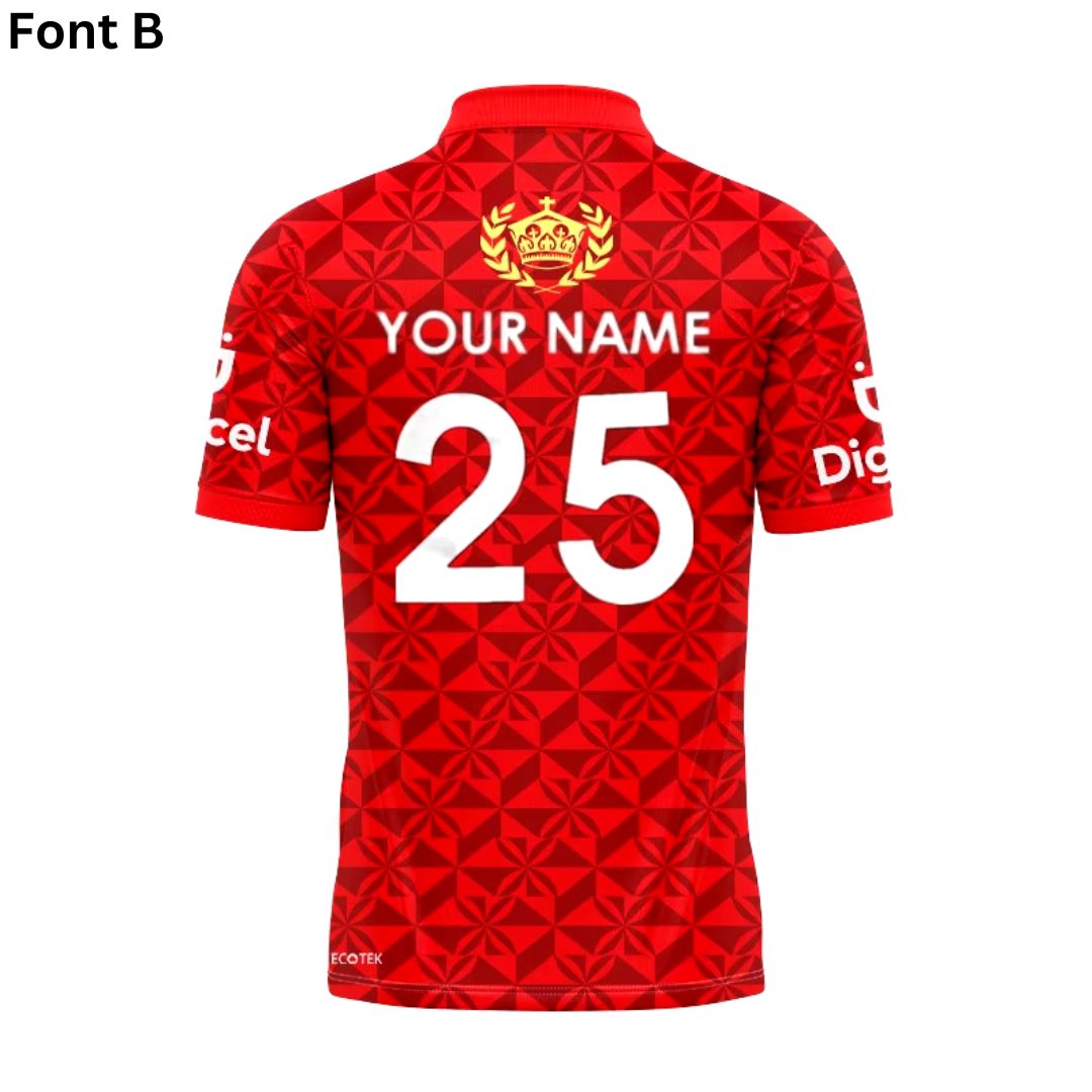 Mate Ma'a Tonga 2024 Rugby League Polo Shirt
