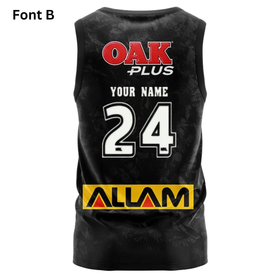 Penrith Panthers 2024 Dark Training Singlet