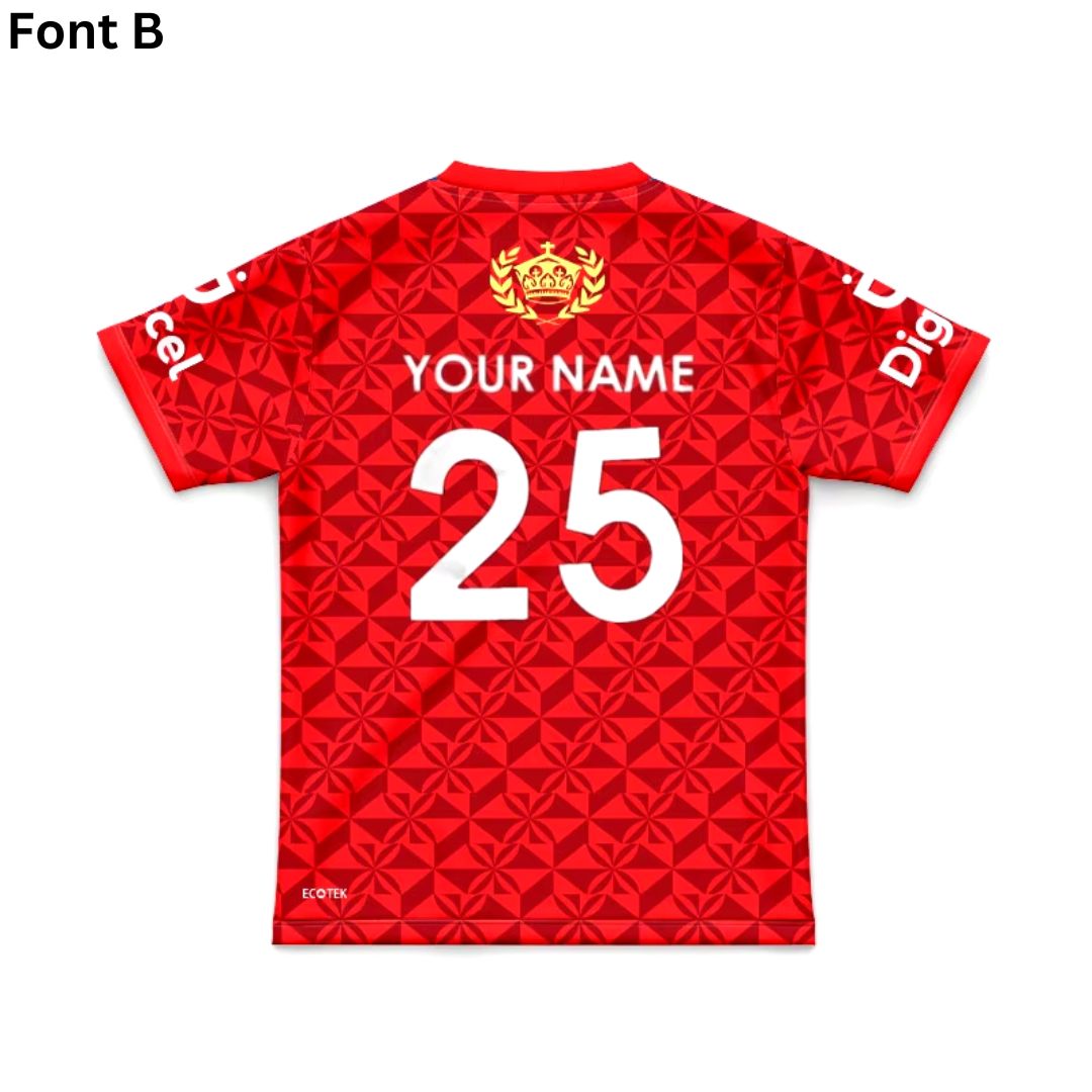 Mate Ma'a Tonga 2024 Kids Rugby League Jersey