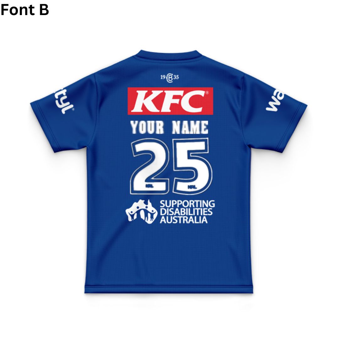 Canterbury Bankstown Bulldogs 2025 Kids Away Jersey