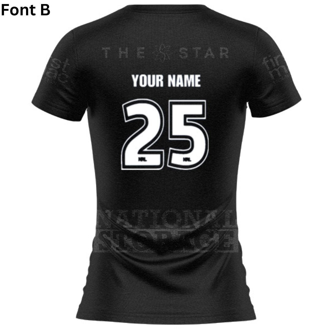 Brisbane Broncos 2025 Women's Black Shirt