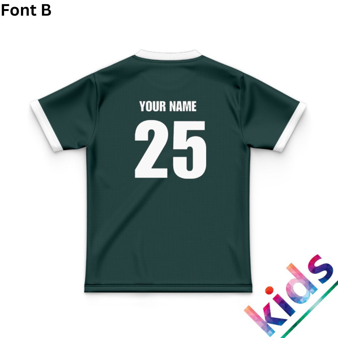 British & Irish Lions 2025 Kids Green Training Jersey