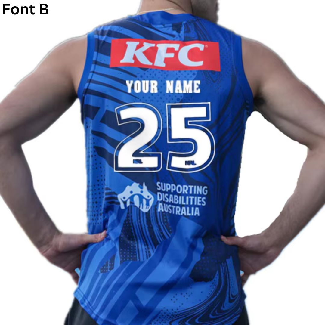 Canterbury Bankstown Bulldogs 2025 Training Singlet