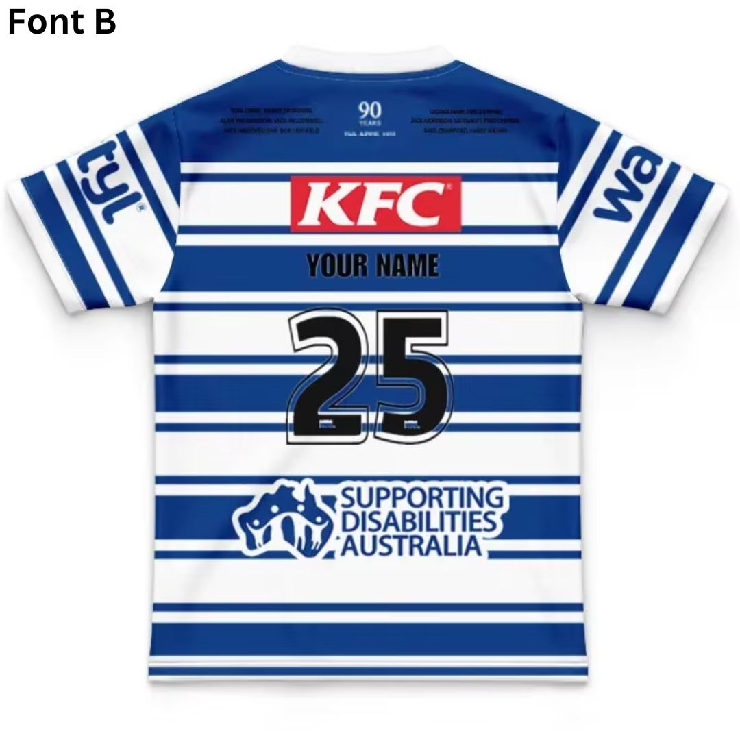 Canterbury Bankstown Bulldogs 1935 Kids Commemorative Jersey