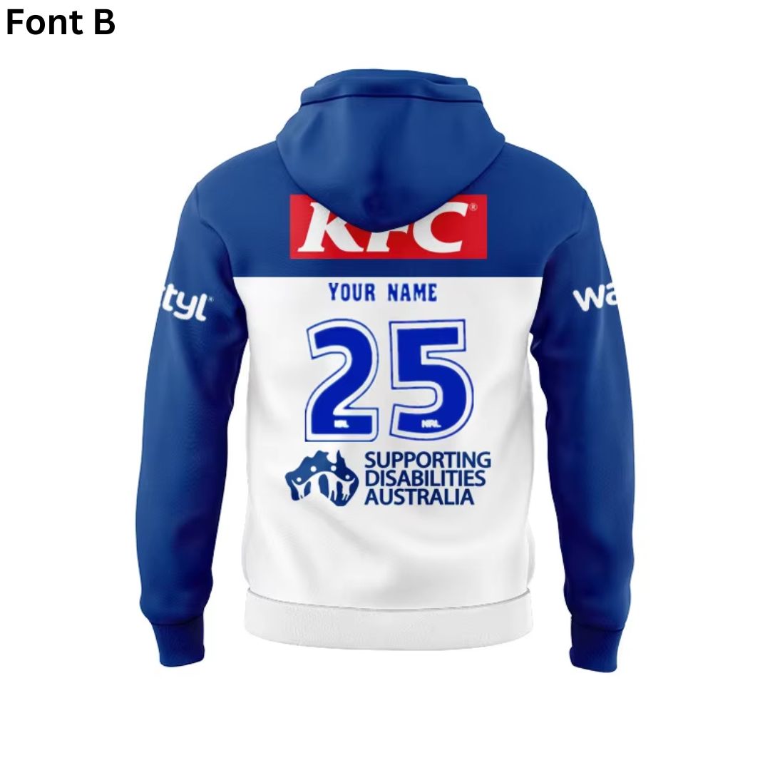 Canterbury Bankstown Bulldogs 2025 Home Hoodie