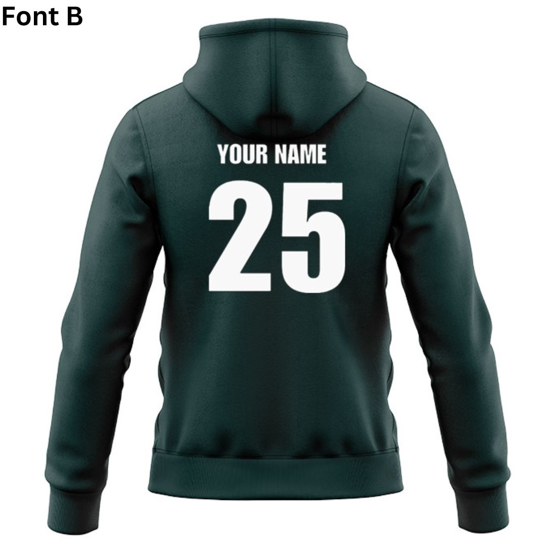 British & Irish Lions 2025 Green Training Zipper Hoodie