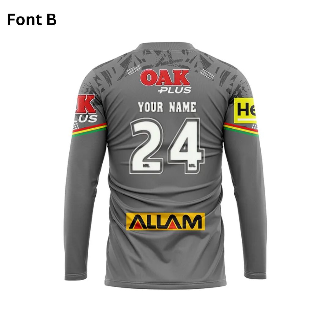 Penrith Panthers 2024 Long Sleeve Coaches Training Shirt