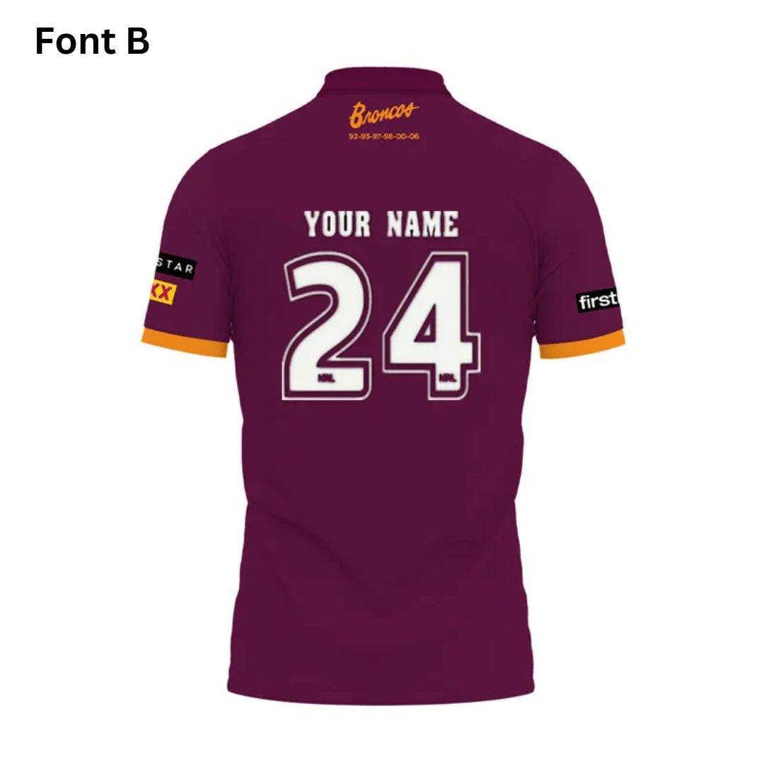 Brisbane Broncos 2024 Members Polo Shirt