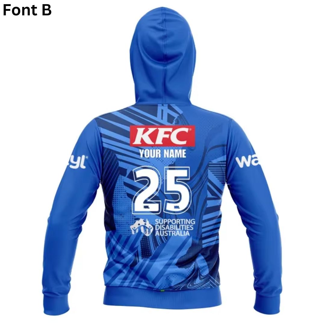 Canterbury Bankstown Bulldogs 2025 Kids Training Hoodie