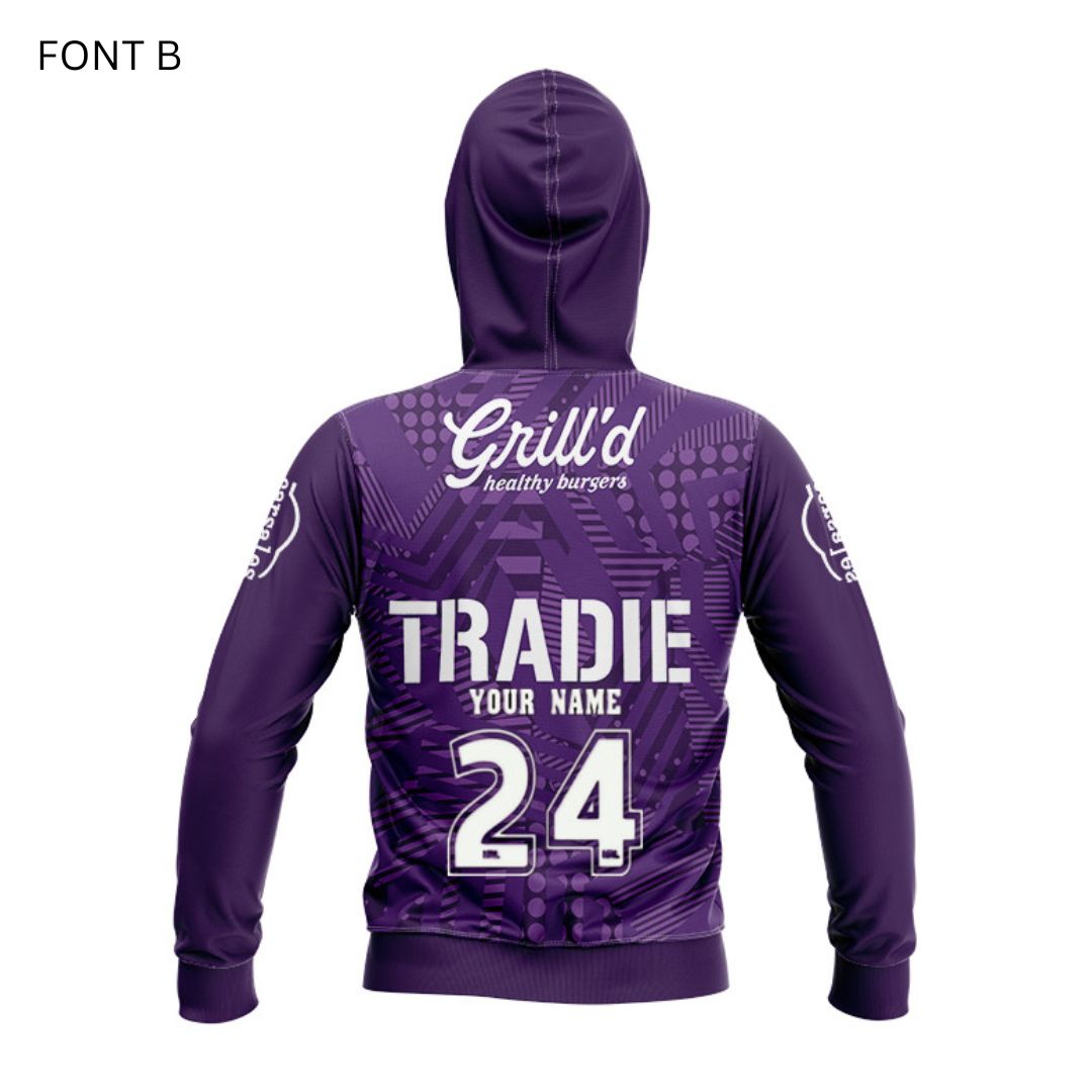 Melbourne Storm 2024 Training Hoodie With Zipper