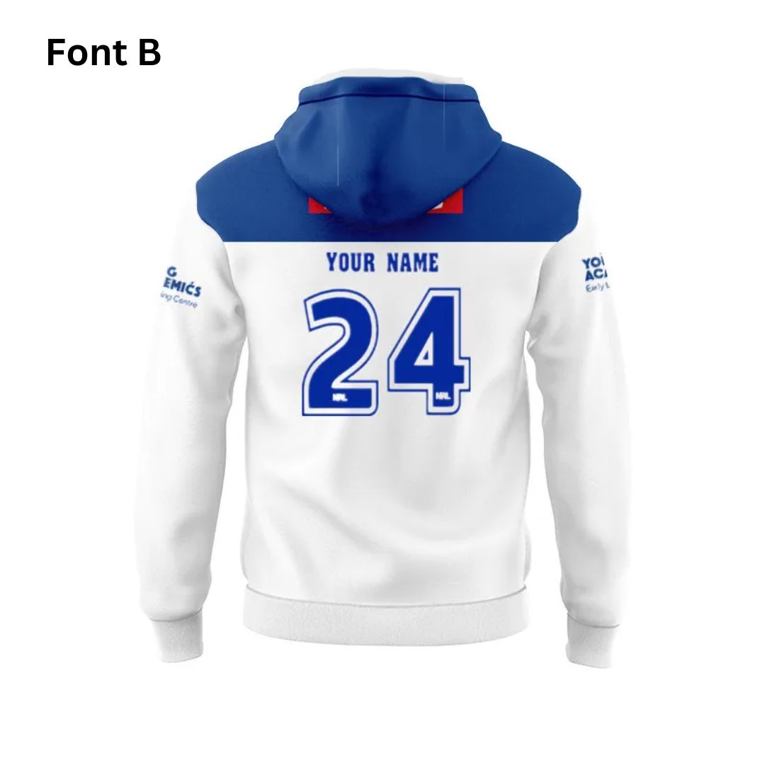 2004 Canterbury Bankstown Bulldogs Heritage Hoodie With Zipper