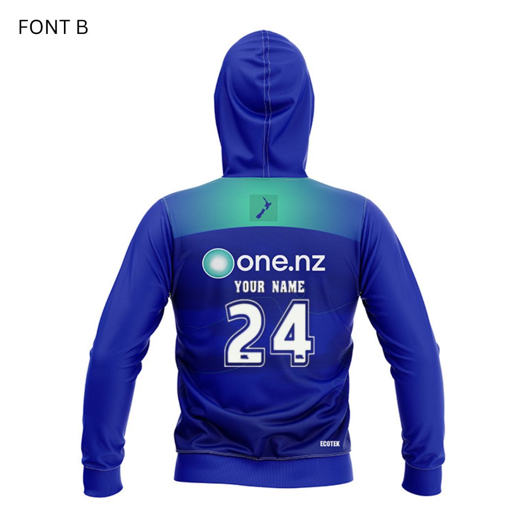 New Zealand Warriors 2024 Blue Training Hoodie