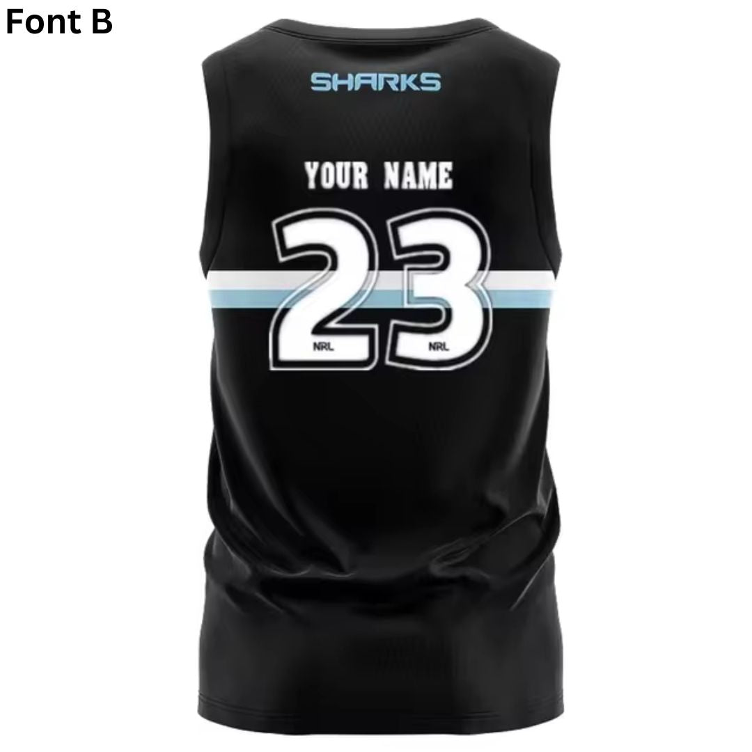 Cronulla Sutherland Sharks 2023 Training Singlet