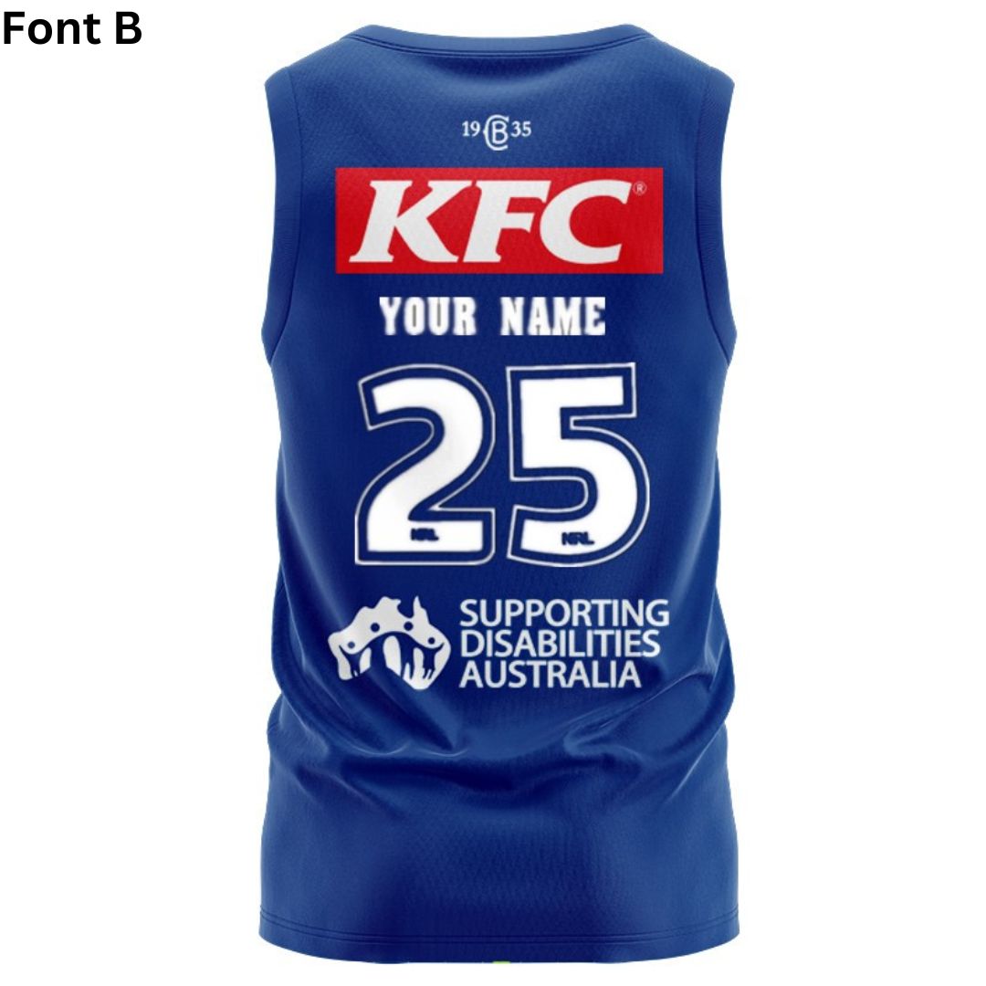 Canterbury Bankstown Bulldogs 2025 Away Singlet
