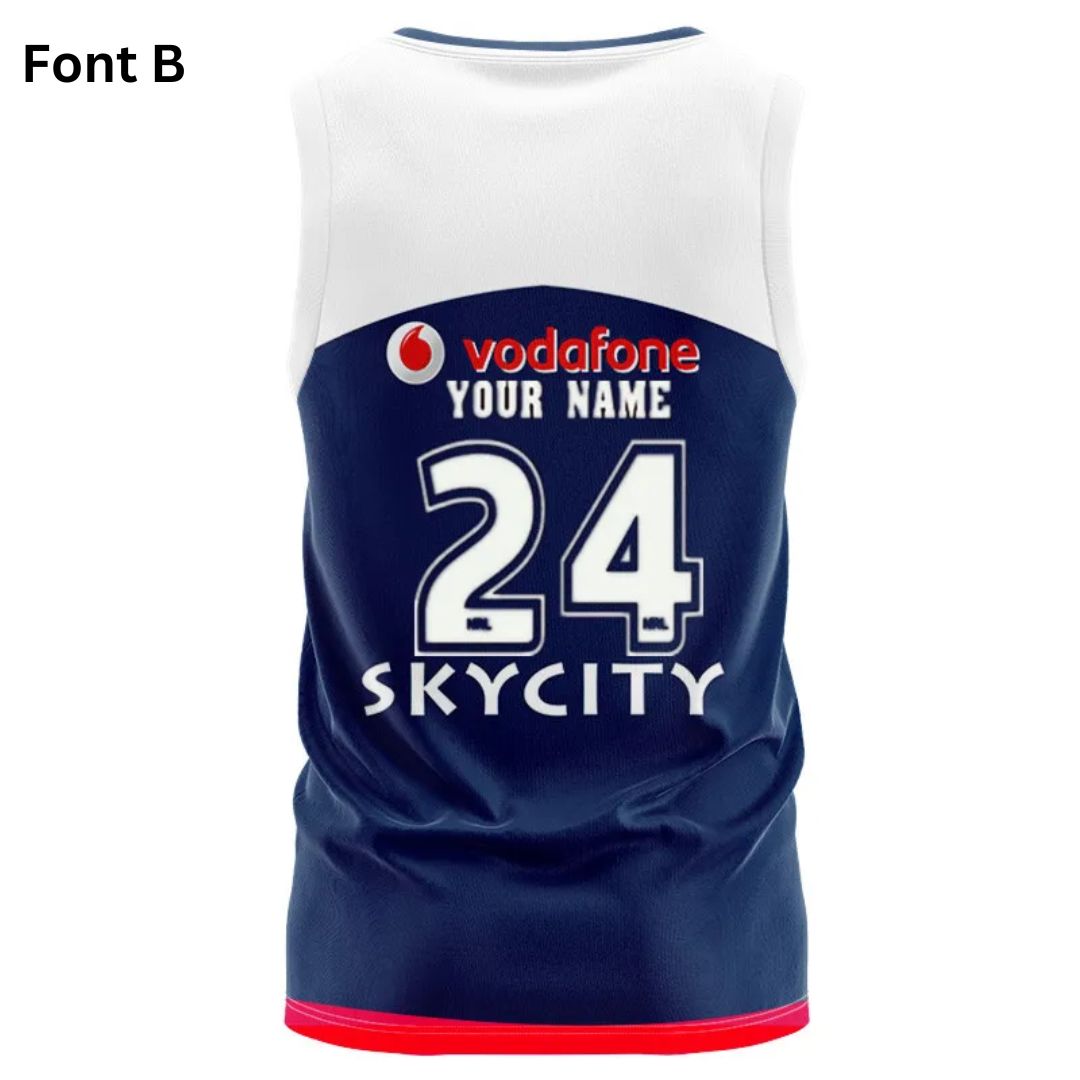 New Zealand Warriors 2011 Heritage Training Singlet