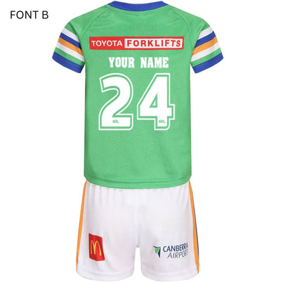 Canberra Raiders 2024 Kids Home Jersey and Shorts Kit