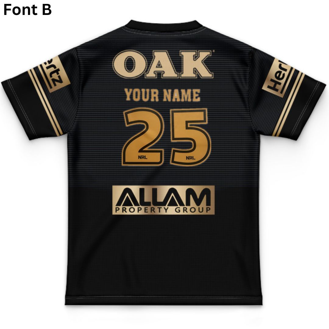 Penrith Panthers 2025 Kids Alternate Jersey and Shorts Kit