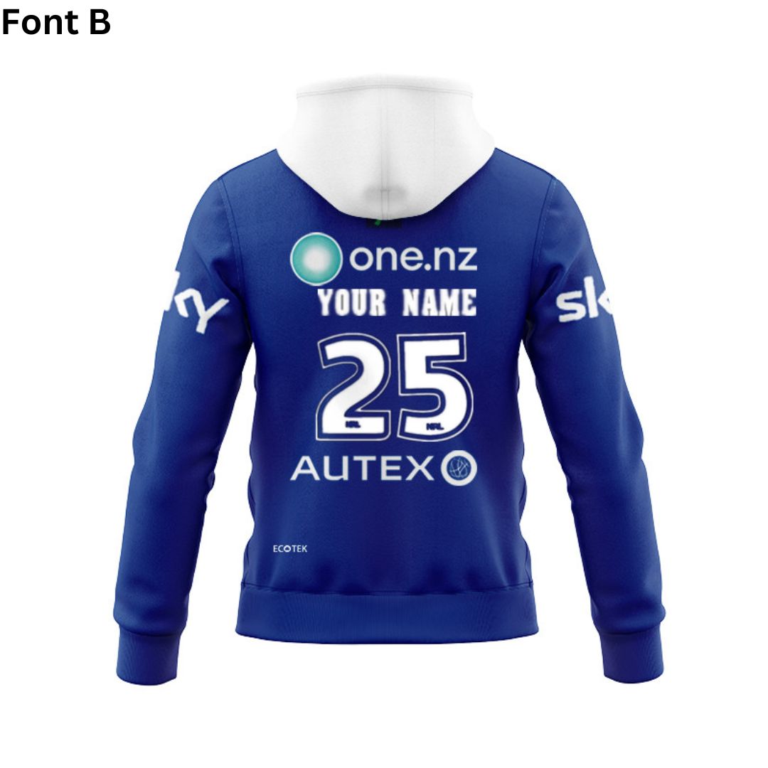 New Zealand Warriors 2025 Home Hoodie with Zipper