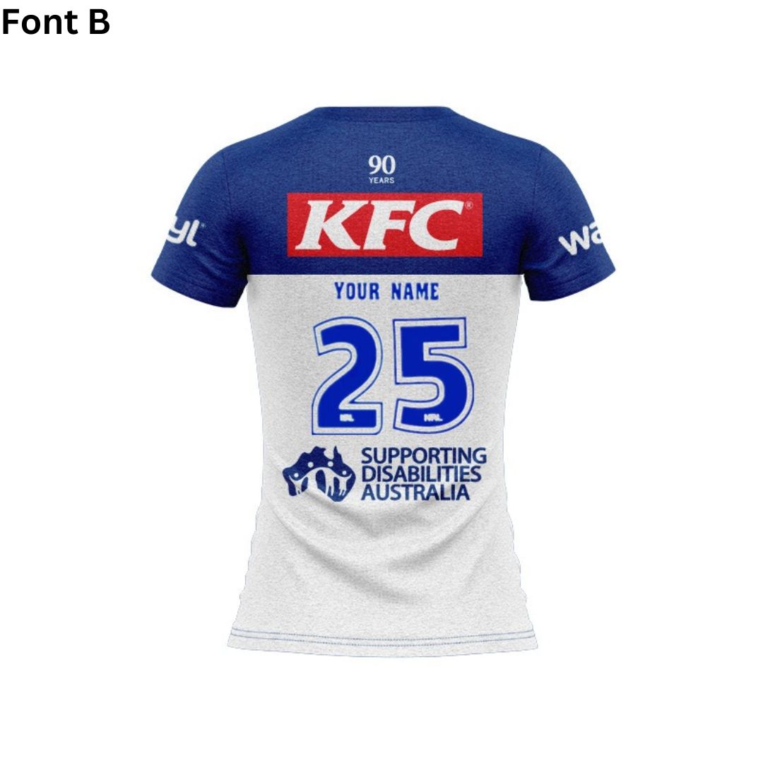 Canterbury Bankstown Bulldogs 2025 Women's Home Shirt