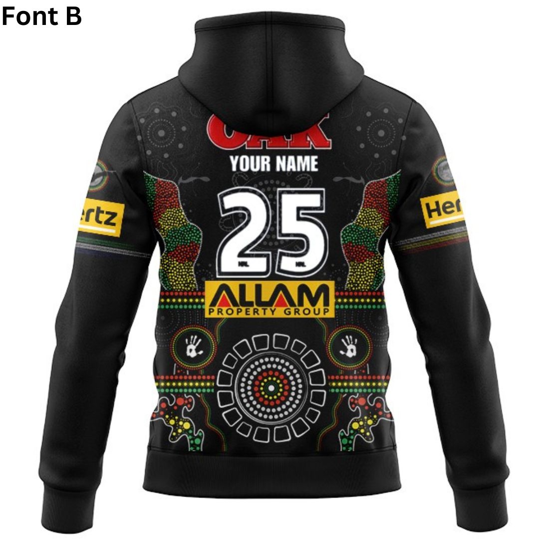 Penrith Panthers 2025 Indigenous Hoodie with Zipper
