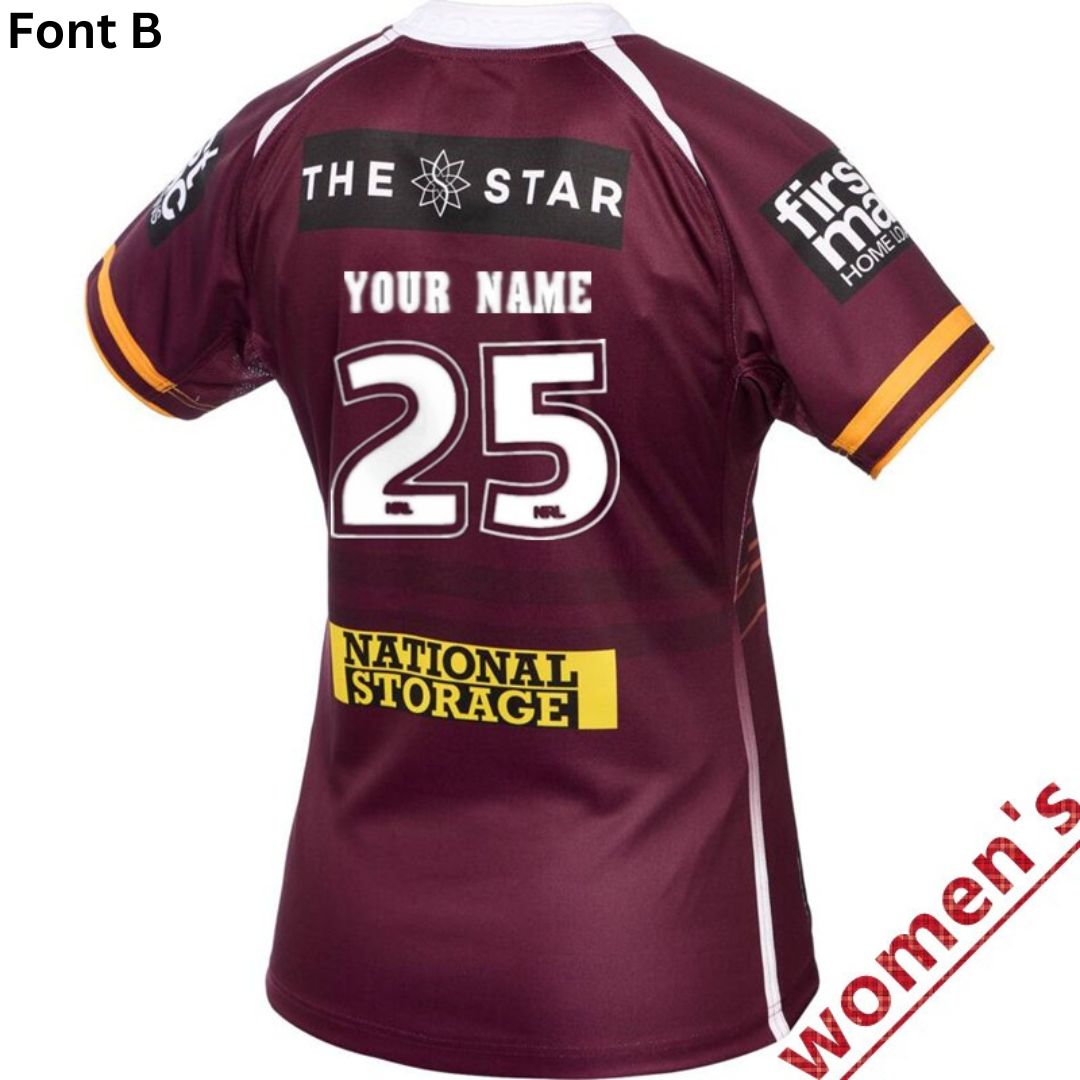Brisbane Broncos 2025 Women's Home Jersey