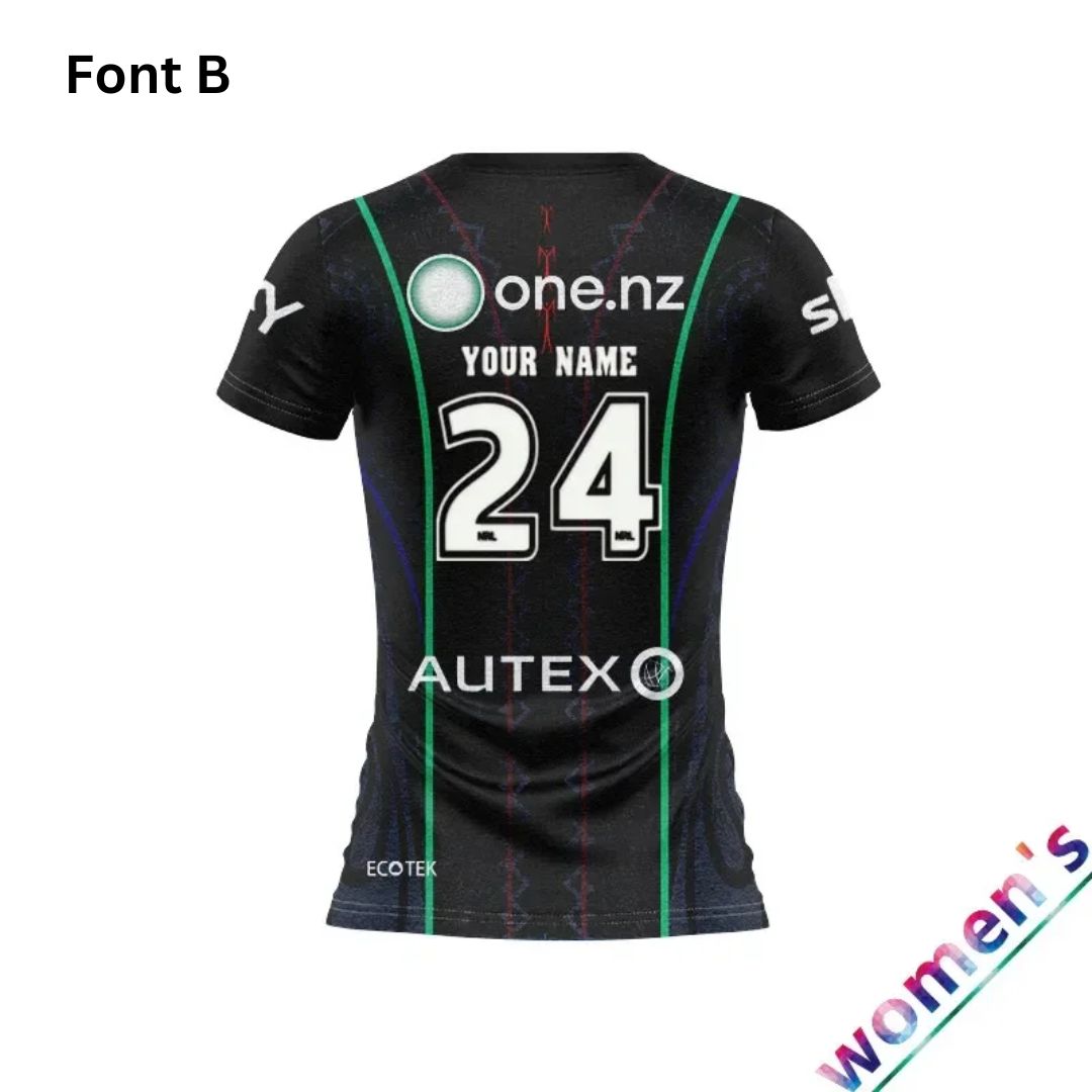 New Zealand Warriors 2024 Women's Indigenous Shirt