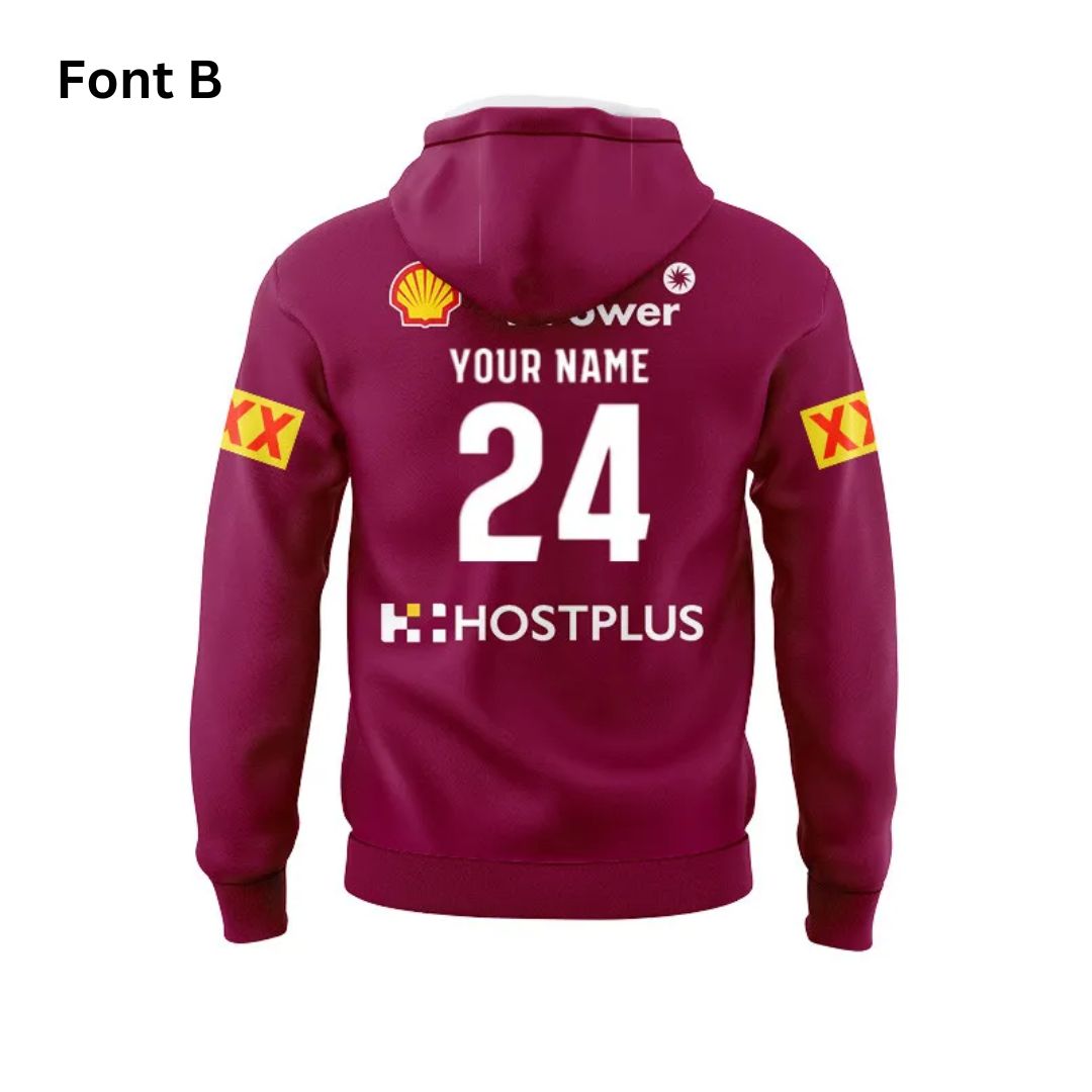 Queensland Maroons State Of Origin 2024 Kids Hoodie