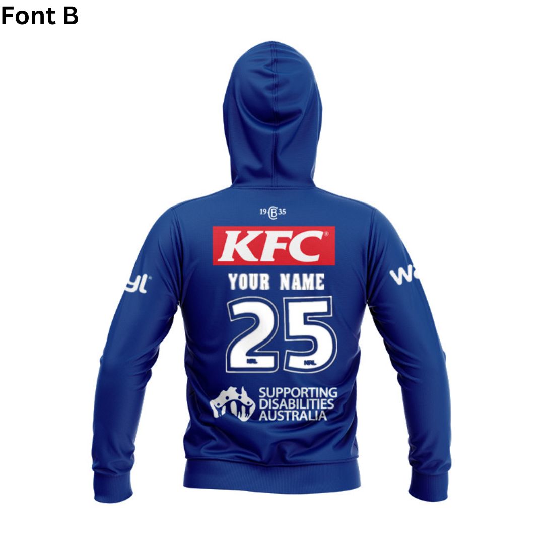 Canterbury Bankstown Bulldogs 2025 Kids Away Hoodie