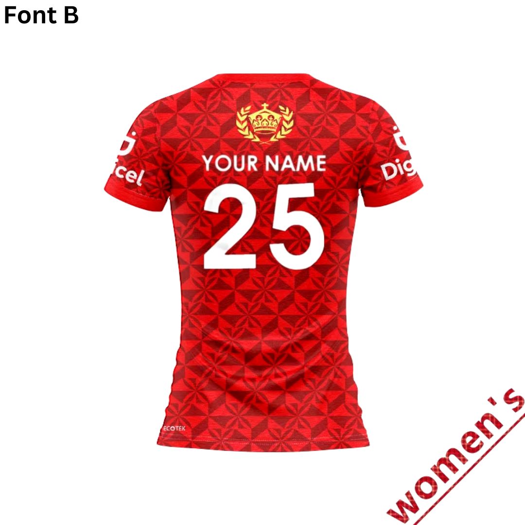 Mate Ma'a Tonga 2024 Women's Rugby League Shirt