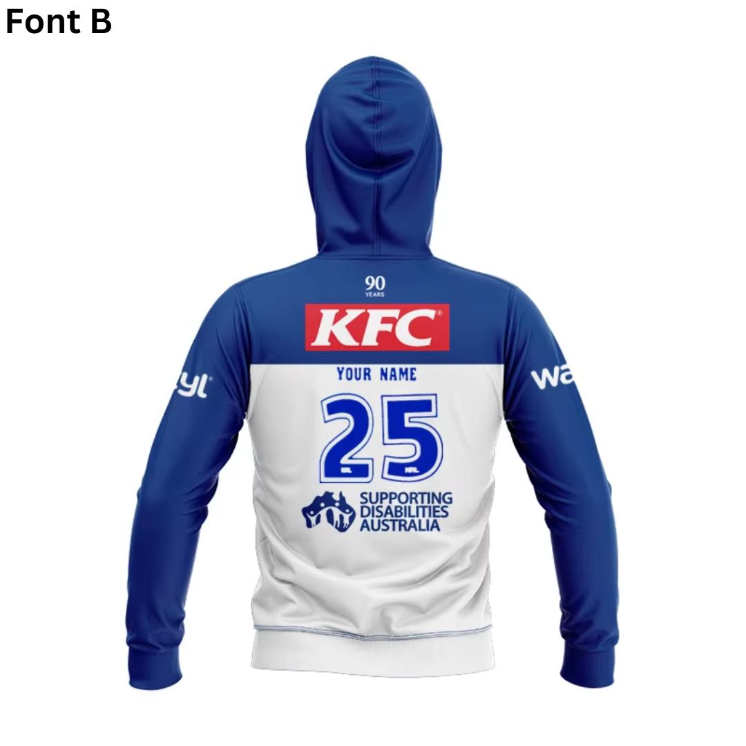 Canterbury Bankstown Bulldogs 2025 Kids Home Hoodie