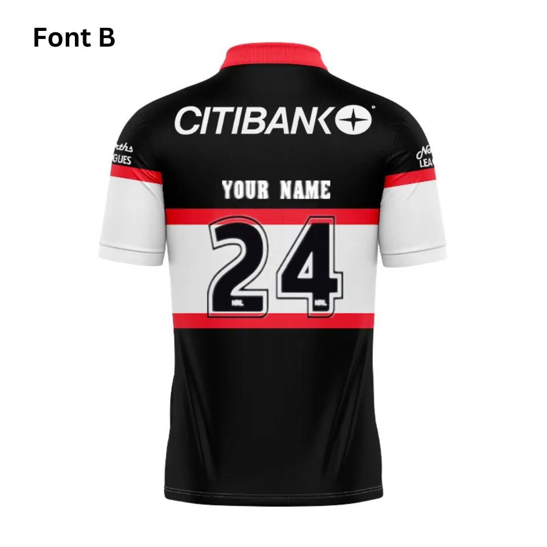 North Sydney Bears 1992 Retro Polo Shirt