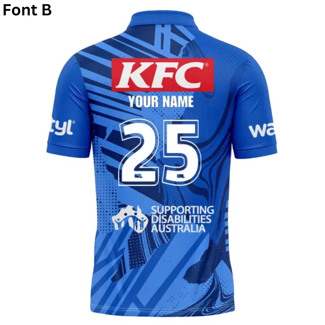 Canterbury Bankstown Bulldogs 2025 Training Polo Shirt