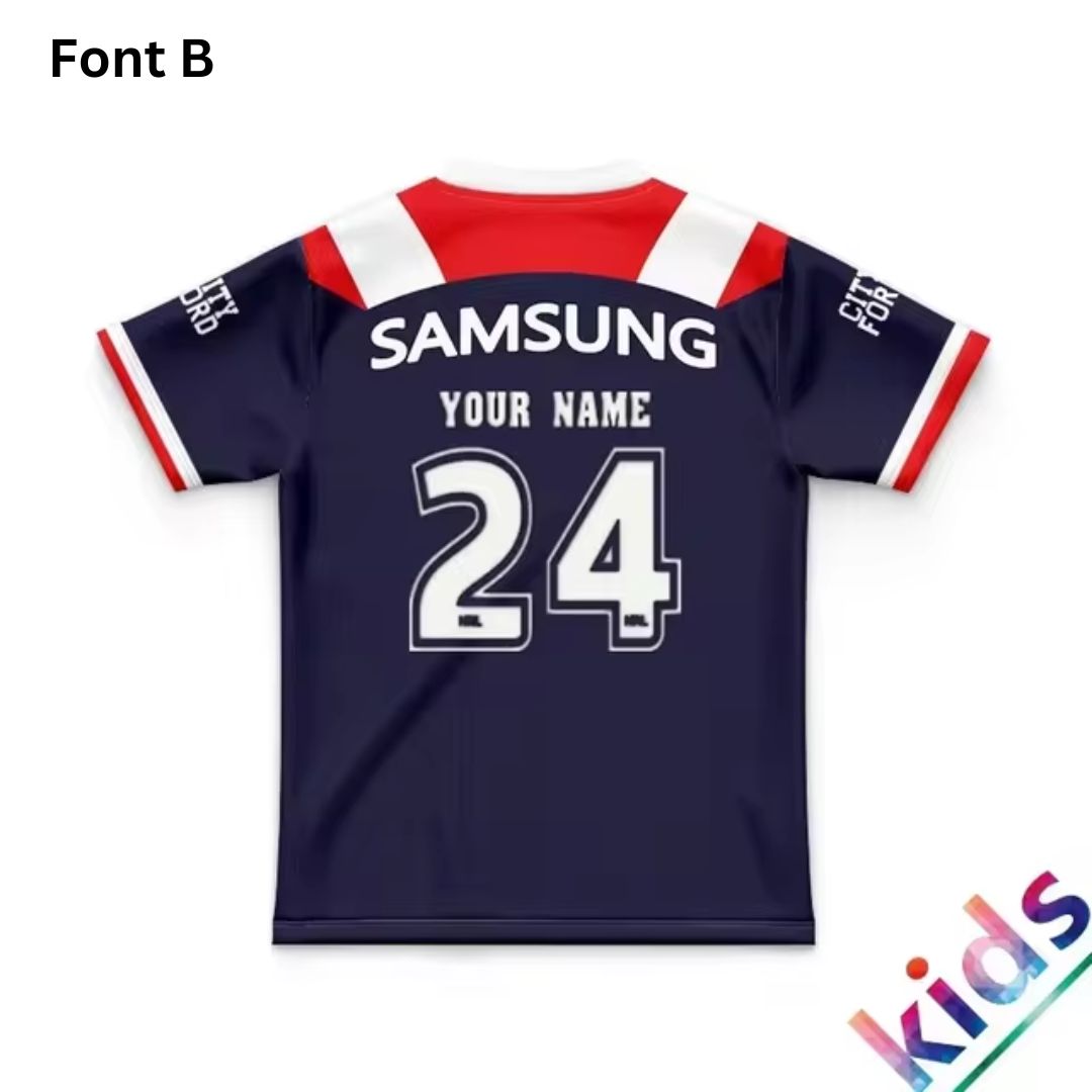 Sydney Roosters 1993 Kids Retro Jersey