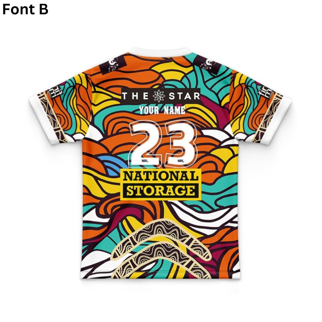Brisbane Broncos 2023 Kids Indigenous Jersey